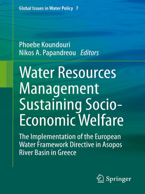 cover image of Water Resources Management Sustaining Socio-Economic Welfare